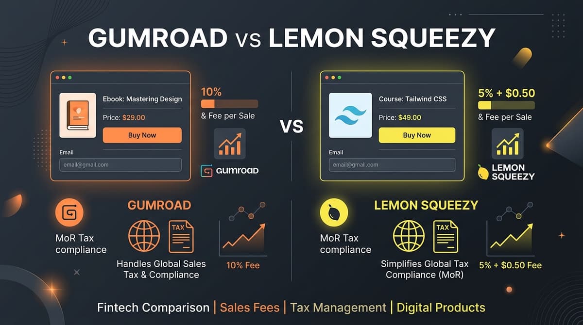 Gumroad vs Lemon Squeezy Fees: Complete Creator Comparison 2026