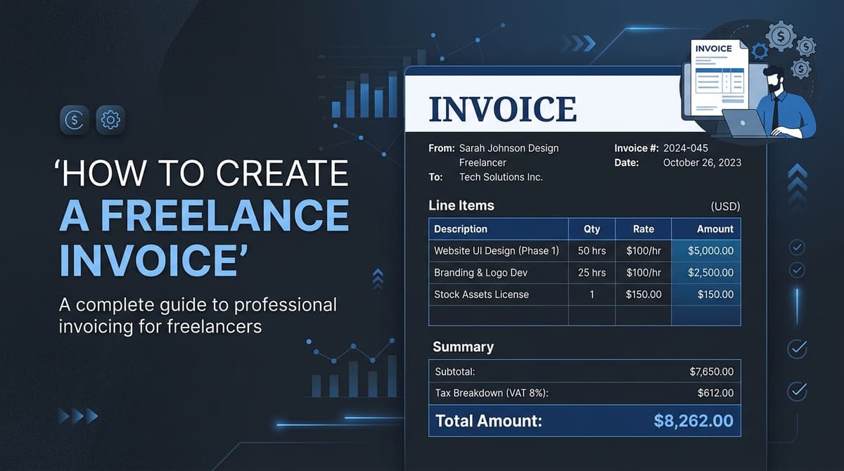 How to Create an Invoice for Freelance Work: Step-by-Step Guide & Checklist