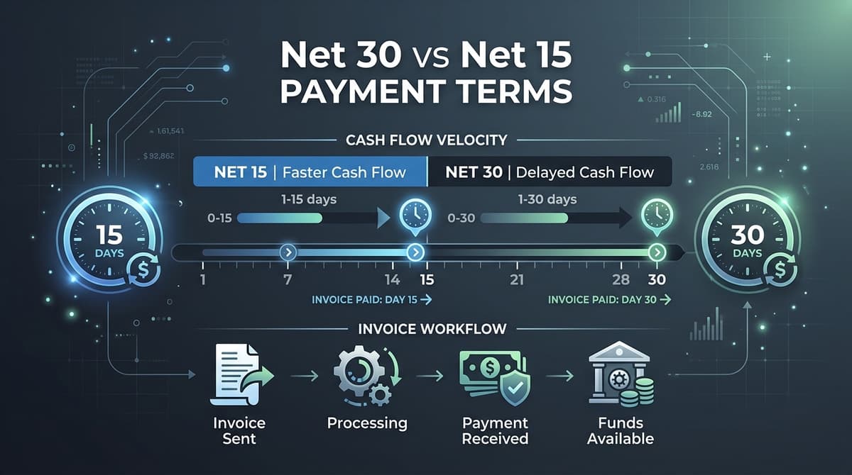 Net 30 vs Net 15 Payment Terms: What Freelancers and Small Businesses Should Know