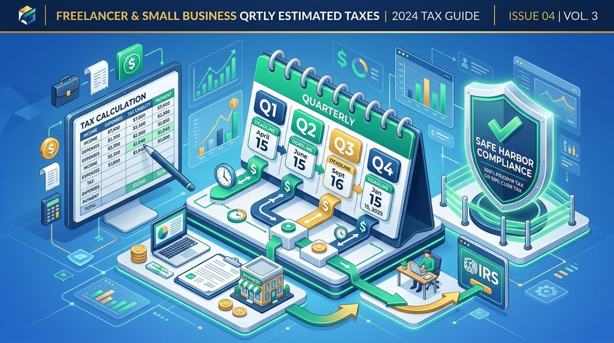 Quarterly Estimated Taxes in 2026: Deadlines, Safe Harbor Rules & Calculator