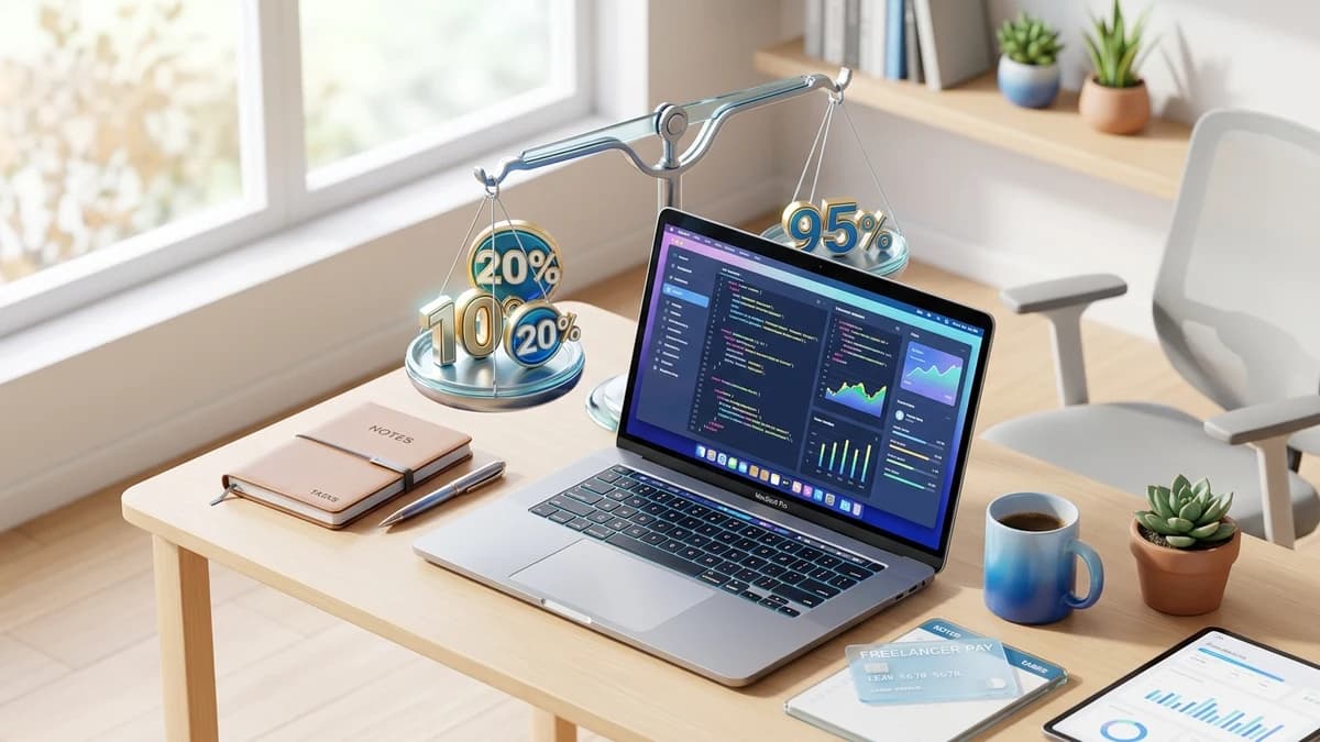 Upwork vs Fiverr Fees in 2026: Platform Cuts, Client Surcharges & Take-Home Pay Compared